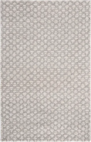 Miniatura 19 de SAFAVIEH Natura Collection - Alfombra de pasillo, 2 pies 3 pulgadas x 8 pies, gris y beige, viscosa y lana hecha a mano, ideal para zonas de alto