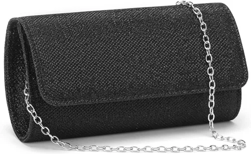 Miniatura 8 de Bolsos de mano para mujer, bolso de noche con cadena desmontable para mujer, bolso de fiesta brillante para mujer, bolsas de boda