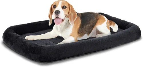 Miniatura 12 de Patas Lague Cama Bolster para Perros Extra Pequeños 16''x12'', Cama Sofá de Espuma Suave y Cálida para Mascotas, Alfombrilla para Jaula de Gris