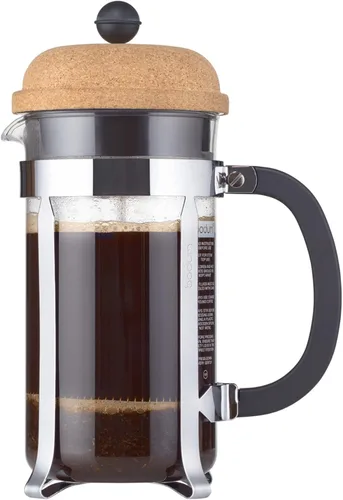 Miniatura 5 de Bodum 51oz Cafetera de prensa francesa Chambord, vidrio borosilicato resistente al calor, acero inoxidable pulido – Fabricado en Portugal Cromo