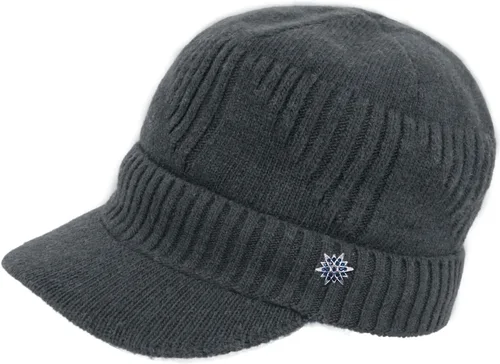 Miniatura 26 de Dahlia Gorro para hombre con visera - lana, sombrero de invierno con borde, forro polar