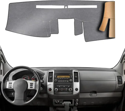 Miniatura 23 de Alfombrilla Protectora para Salpicadero Compatible con Nissan Altima 2012-2007 (Código de Cuerpo L32, Sin Modelos HUD), Alfombrilla Antirreflejos