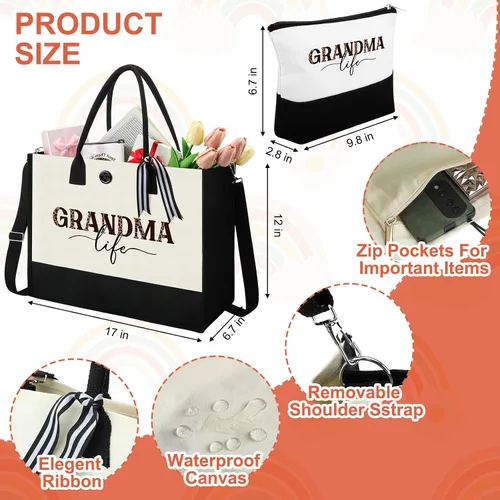 Miniatura 53 de Silkfly Set de 3 piezas de la mejor abuela del mundo para mujeres, regalos de cumpleaños, día de la madre, regalo de cumpleaños, vaso de acero
