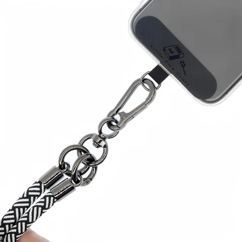 Miniatura 2 de Correa de teléfono para teléfono, pieza de repuesto para correa de teléfono, paquete de 4 4_Negro_A
