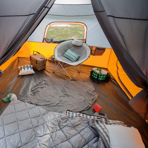 Miniatura 8 de CORE Tienda de campaña para camping familiar 10 personas/11 personas/12 personas grandes para múltiples habitaciones, tiendas de campaña