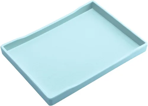 Miniatura 30 de Mini bandeja negra pequeña (8 x 4 pulgadas) para encimera de cocina, baño para artículos de tocador, accesorio de café, bar, condimentos