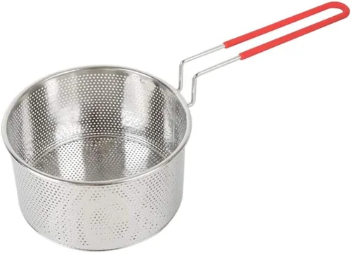 Colador de fideos de acero inoxidable Filtro de alimentos fritos Colador Colador Cuchara Colador Cesta