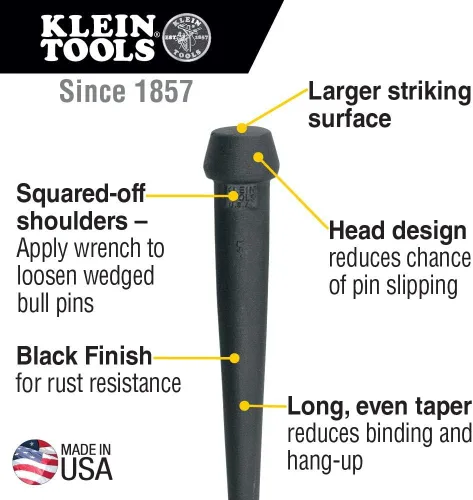 Miniatura 6 de Estwing Sure Strike Hammer y Klein Broad Head Bull Pin