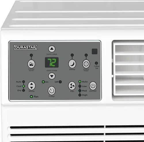 Miniatura 5 de Durastar DRTAC102XNA1SLV 10,000 BTU 208 / 230V a través de la pared aire acondicionado y funda de pared, color blanco
