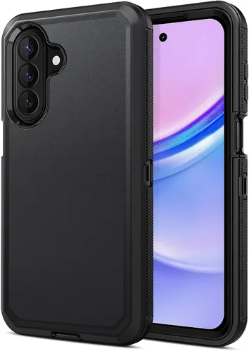 Miniatura 16 de Jiunai Funda para Samsung A16, a prueba de golpes, antipolvo, protección resistente, de doble capa, borde elevado, para exteriores, híbrida