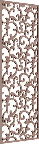 Miniatura 77 de Wheatland Paneles de pared decorativos de madera con calado, 9 3/8 pulgadas de ancho x 24 3/8 pulgadas de alto x 1/4 de alto, nogal
