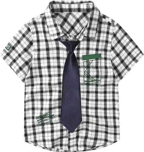 Miniatura 7 de Kajeer Corbata ajustable para niños y niños, tejida preatada para niños, uniformes formales de boda, graduación, escuela
