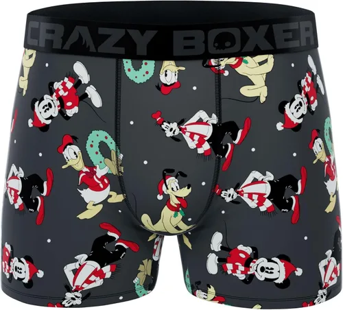 Miniatura 6 de CRAZYBOXER Disney - Calzoncillos tipo bóxer para hombre paquete de 3