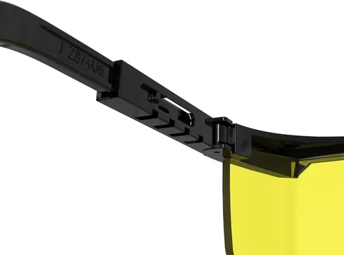 Miniatura 5 de JORESTECH Gafas de seguridad rectangulares enmarcadas de seguridad con protectores laterales para protección de alto impacto (1 par)