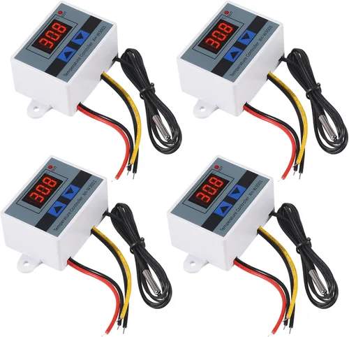 Miniatura 7 de UMLIFE 2 piezas XH-W3001 módulo controlador de temperatura LED digital, interruptor termostato digital con sonda impermeable, termostato electrónico