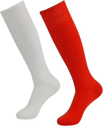 Three street Calcetines de fútbol para béisbol, sóftbol, unisex hasta la rodilla, calcetines de compresión de tubo deportivo, 2-10 pares