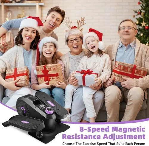 Miniatura 3 de FUNMILY Under Desk Elliptical, Ellipse Leg Exerciser, Standing or Seated Mini Elliptical Machines, Portable Bike Pedal Exerciser for Seniors/Adults
