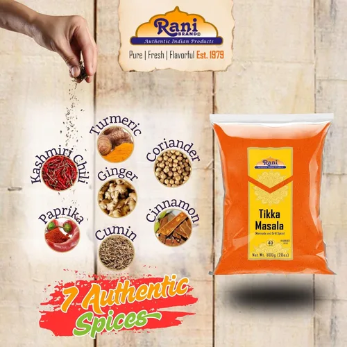 Miniatura 4 de Rani Tikka Masala Indian 7-Spice Blend 28oz (800g) ~ Todo natural Sin sal Vegano Sin colores Apto para gluten Sin OMG Kosher Origen