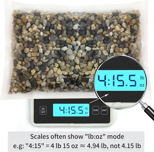Miniatura 7 de FANTIAN 5 libras de grava de acuario, grava de guijarro para pecera de peces, piedras de río decorativas de 1/4 pulgada para acuario, suculenta
