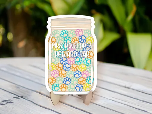 Tarro de recompensa magnético personalizado para niños, sistema de recompensa de tarro de estrella, tarros de incentivo de comportamiento positivo