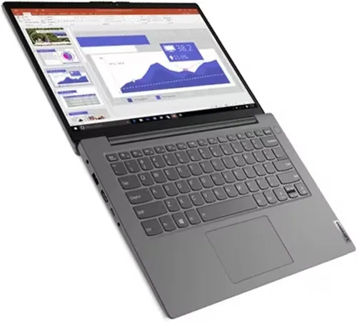 Miniatura 4 de Lenovo Portátil comercial V14, procesador AMD Ryzen 5 7520U de 4 núcleos, almacenamiento SSD de 1 TB, memoria DDR5 de 8 GB, pantalla FHD 1080p de 14