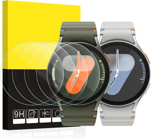 Miniatura 10 de SPGUARD Paquete de 4 protectores de pantalla para Samsung Galaxy Watch 7 de 1.575 pulgadas (1.575 in), película transparente de vidrio templado