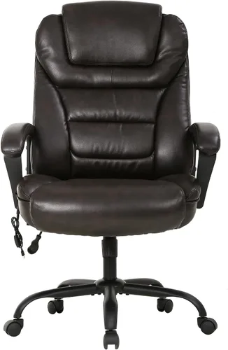 Miniatura 9 de PayLessHere Silla de oficina grande y alta, silla de escritorio, ergonómica, para computadora, soporte lumbar, respaldo alto, piel sintética