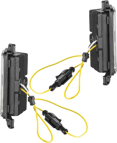 Miniatura 6 de Oracle Iluminación 5915-JT-023: Módulo LED inversa ámbar/blanco de doble función para Jeep Gladiator Jt luces traseras empotradas