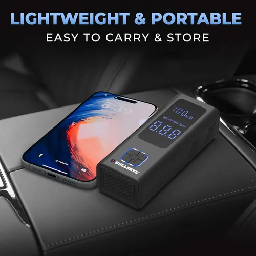 Miniatura 8 de Bullseye Pro - Inflador de neumáticos portátil Pocket Air Pro, compresor de aire para neumáticos, bolas, inflables, apagado automático, se infla