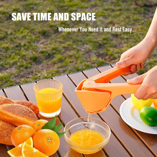 Miniatura 3 de Exprimidor de cítricos - Exprimidor manual de limón y naranja - Prensador de jugo sin esfuerzo - Diseño que ahorra espacio