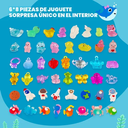 Miniatura 2 de 48 piezas de bombas de baño para niños con juguete en el interior, baño de burbujas orgánico y colorido para niños seguro, mejor set de regalo