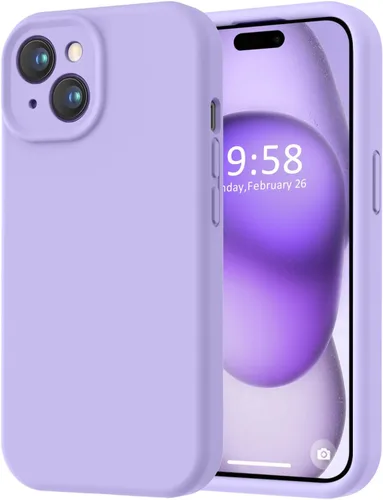 Miniatura 118 de LOVE 3000 Compatible con Funda para iPhone 15, [Cámara de Cobertura Completa de Silicona Suave] [Protección contra Caídas de 8 pies], Forro de Negro