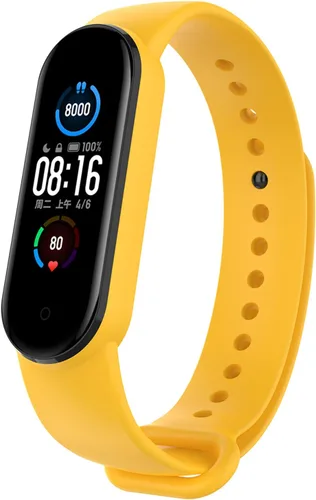 Miniatura 13 de hengkang Compatible con Amazfit Band 5/Xiaomi Mi Band 6/Mi Band 5, correas de repuesto ajustables de silicona deportiva para Amazfit Band 5, Mi Band