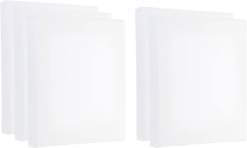 Miniatura 7 de PATIKIL Lienzos de pintura para pintura, paquete de 5 paneles cuadrados de madera de 8 x 8 pulgadas, paneles de arte en blanco estirados