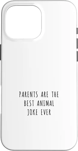 Miniatura 19 de iPhone XR Parents are the best animal joke ever Case