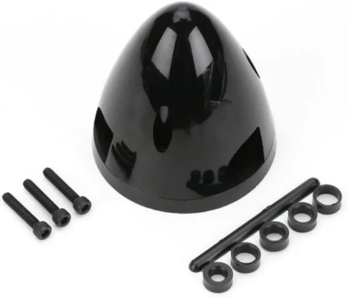 Du-Bro 542 2" Negro Tres Cuchillas Spinner