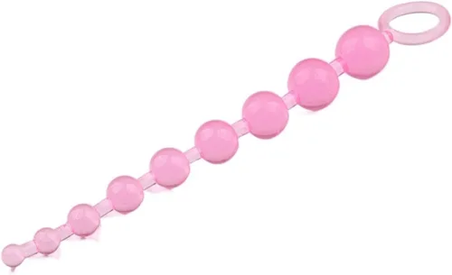 Perlas de corazón Enchufe anal suave Juguetes de ano Bolas grandes de silicona estimulantes del punto G Tapones para los glúteos Sexo para adultos