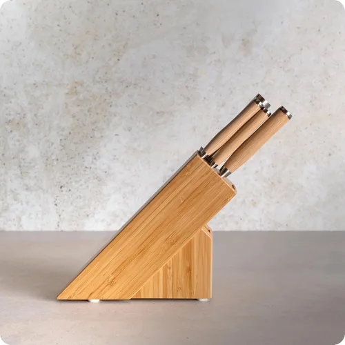 Miniatura 5 de Shun Premier Blonde - Juego de 5 bloques de iniciación de 5 piezas, incluye chef de 8 pulgadas, pelado de 4 pulgadas, cuchillos utilitarios de 6.5