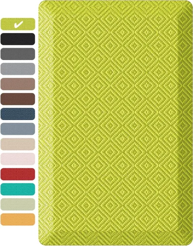 Miniatura 22 de Ophanie Tapetes de cocina para piso, alfombras de cocina, 20 x 32 pulgadas, antifatiga, tapete acolchado de pie, impermeable, cómodo tapete Gris