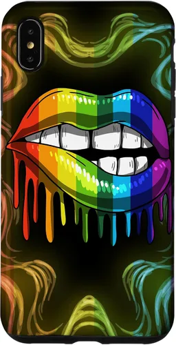 Miniatura 11 de Rainbow Lip Drip Lesbiana Gay Pride Bisexual Transgénero LGBT Funda para iPhone 17