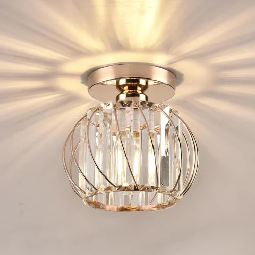 Miniatura 12 de Lámpara de Techo de Cristal - Araña de Cristal Negro para Cocina, Pasillo, Entrada, Balcón, Comedor, Sala de Estar, Bar, Casa de Campo
