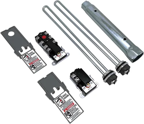 Miniatura 6 de Kit de ajuste del calentador de agua eléctrico, incluye dos elementos de calentador de agua de 4500 W 240 V, termostato superior, termostato EWH-01