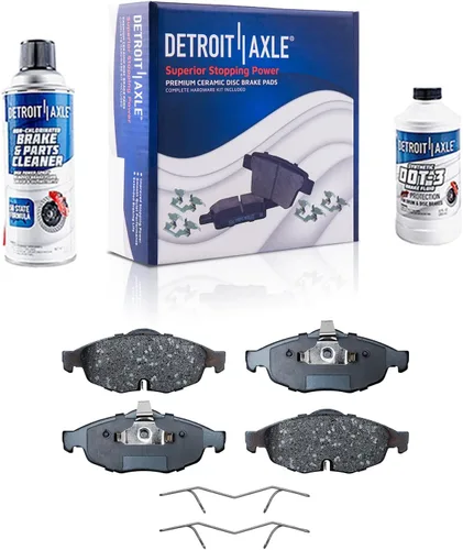 Miniatura 75 de Detroit Axle - Pastillas de freno traseras para Honda Odyssey 2011-2017 Pilot 2007-2013 MDX 2010-2013 ZDX 2010-2013 Pastillas de freno de cerámica