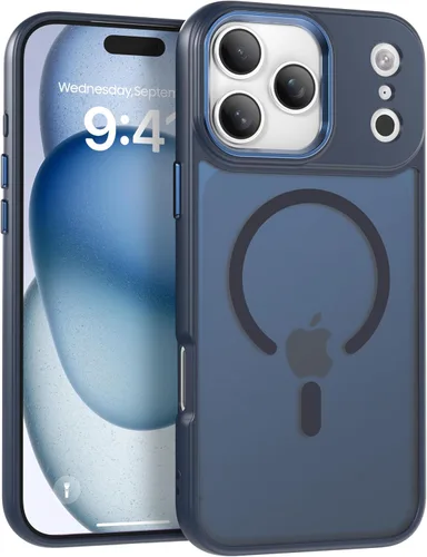 Miniatura 10 de IAIYOXI Funda magnética para iPhone XR [compatible con MagSafe], translúcida mate, delgada, delgada, a prueba de golpes, para mujeres, hombres