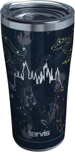 Miniatura 10 de Tervis Traveler - Vaso aislado de triple pared de Harry Potter Marauder's Constellation mantiene las bebidas frías y calientes, 30 onzas, acero