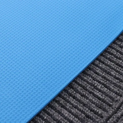 Miniatura 6 de TOYANDONA Esterilla de yoga portátil de EVA azul antideslizante para ejercicio aeróbico caliente Yoga ligero soporte acolchado para articulaciones