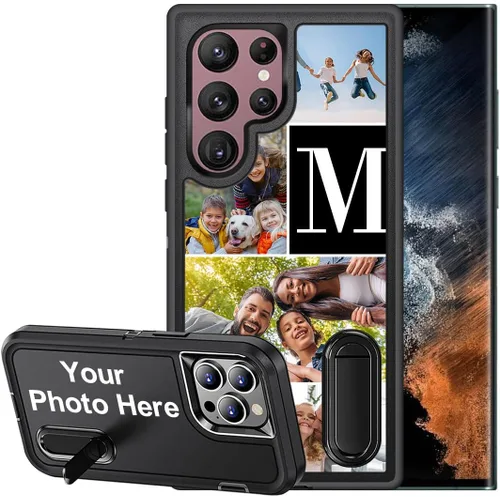 Miniatura 19 de Funda de teléfono personalizada para Samsung Galaxy S22 Ultra 5G, funda protectora de cuerpo completo a prueba de golpes con múltiples fotos, funda