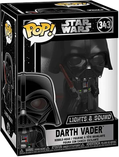 Miniatura 3 de POP Star Wars: Darth Vader - Figura de vinilo electrónica con luces y sonido Funko (incluye funda protectora de caja compatible), multicolor, 3.75