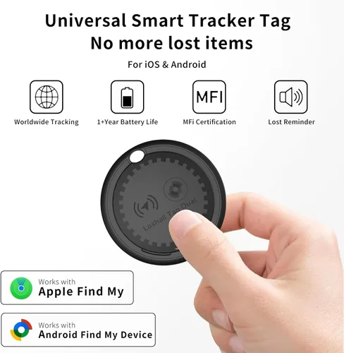 Miniatura 3 de Mini rastreador GPS para vehículos (compatible con iOS y Android), dispositivo magnético oculto de seguimiento de automóvil, sin tarifa mensual