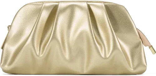 Miniatura 14 de SWEETV CHUNLI Dressy Vegan Leather Clutch Purse for Women Formal, Soft Pleated PU Evening Clutch for Weddings, Proms